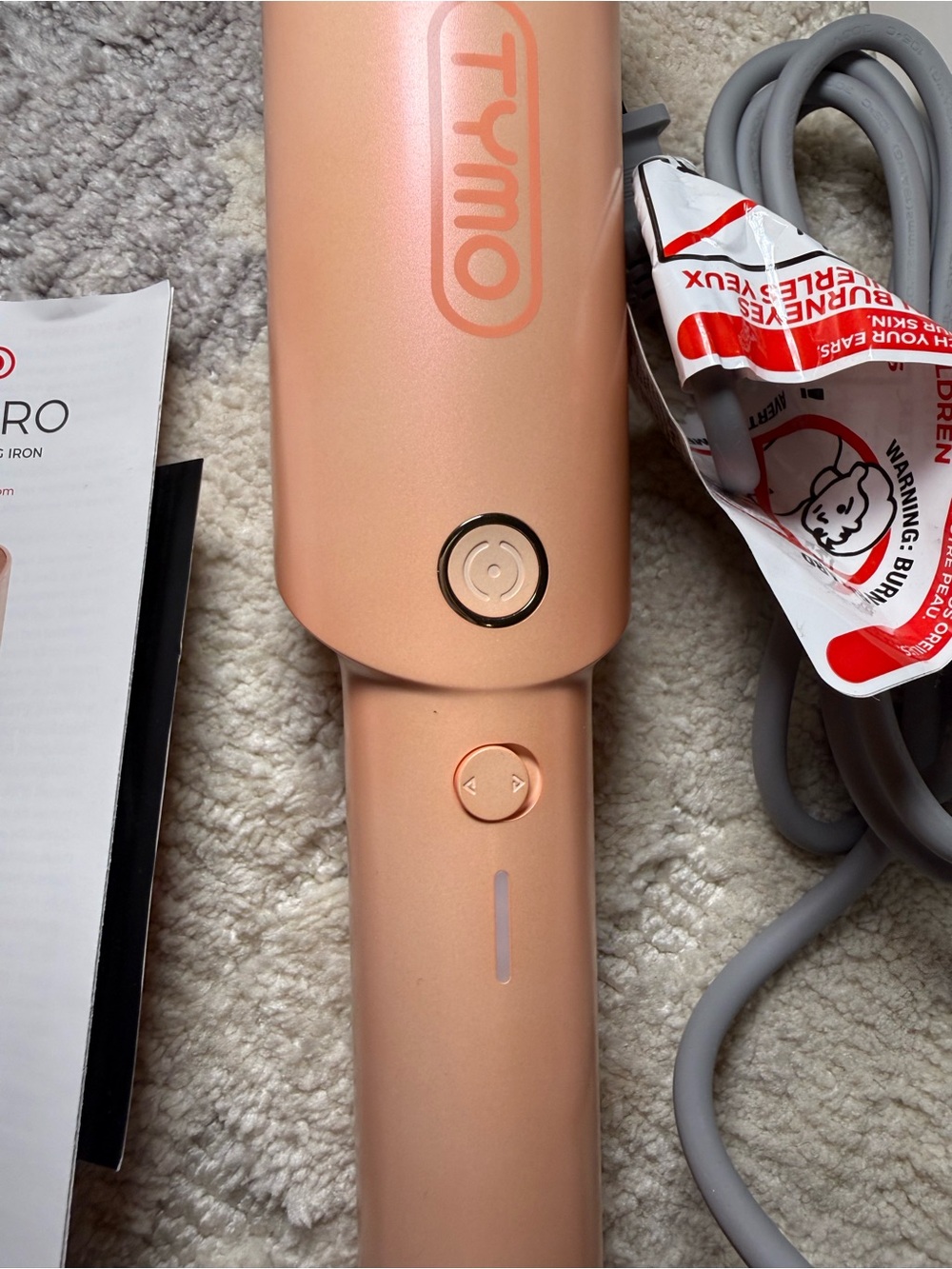 Tymo CurlPro Automatic Curling Iron - Rose Gold - Picture 4 of 5